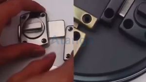 Security Twist Door Lock For Universal Thicken Cast Barrel Bolt Slide Latch Bathroom Zinc Alloy