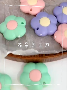 PST Cutter Mini Portable Bentuk Bunga Pemotong Kertas Cutter Lucu Warna Pastel Untuk Unboxing Paket