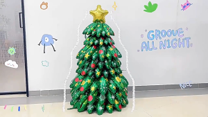 Christmas Tree Foil Balloons Christmas Celebration Decorative Balls Santa Claus Snowman Reindeer