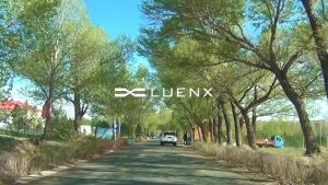 LUENX Kacamata Rectangular Polarized Aviator Sunglasses for Men Retro Pilot Shades Driving UV400 Protection Original Sunglasses 6405-5