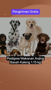 Pedigree Can/Kaleng 400GR Makanan Anjing Basah Puppy/Beef/Chicken