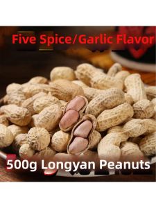 Garlic Flavored Peanuts Spicy Seasoned Roasted Nuts 500g