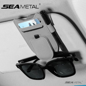SEAMETAL Car Glasses Clip Multifunctional Card Holder Car Sun Visor Organizer Universal Sunglasses Holder Storage Accessories