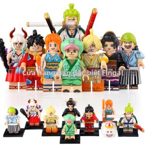 Nhân Vật Chương Wa Country One Piece Luffy Zoro Chopper Kozuki Oden Mô Hình Gạch Xây Dựng Thứ Ba