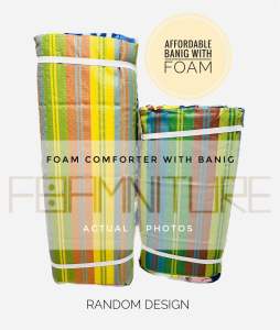 BANIG WITH COMFORTER FOAM SUPER SALE