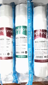 Bộ lõi lọc nước 123 Korihome ( 2 Sediment - 1 Pre Carbon)Lõi đúc 123 korihome.