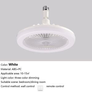 IRALAN Modern  ceiling fan with light LED Fan Light E27 Screw Fan Light Remote Control  Light Fan Ceiling Room decoration