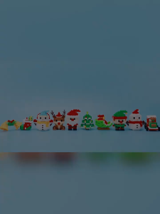 Block Toy Mini Building Christmas Set Small Christmas Gift Building Block Bricks Christmas Nano Block Educational Christmas Gift Birthday Gift Christmas Series Building Blocks Ornaments