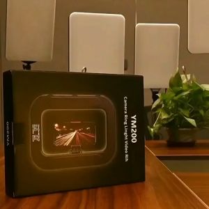 YM200 Video Shooting Equipment Ring Light Portable LED Selfie Stabilizer Ring Light Camera