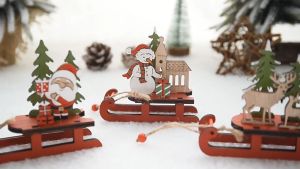 SET ของตกแต่งคริสต์มาส ของประดับวันคริสต์มาส ของแต่งบ้านสำหรับงานปาร์ตี้ เซท 3 ชิ้น รุ่น B1S010-S3