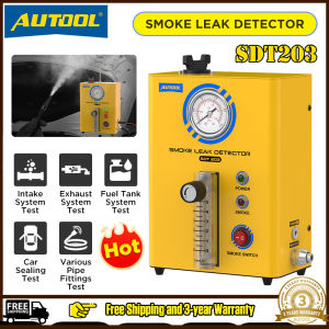 AUTOOL SDT203 Upgrade Car S-moke Leak Detector Automotive Generator S-moke Diagnostic Machine EVAP Pipe Smog Gas Leakage Analyzer