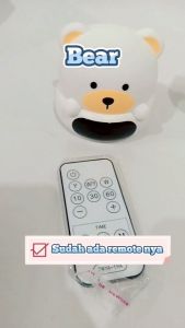 Lampu Tidur LED Digital Remote Wireless Rechargeable Lampu Tidur Jam Smart Emergency Lamp Night Cat