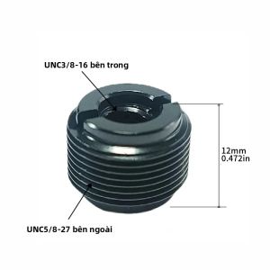 4 Chân Đế Micro Chuyển Đổi Ốc Vít Nhôm Micro Kẹp Adapter 1/4 Đến 3/8 Đến 5/8 Vít Phụ Kiện Cho Micro Core