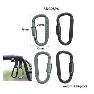 [HÀNG CÓ SẴN] (1 cái) Móc khóa nhôm chữ D móc khóa  đa năng carabiner dùng treo đồ đi phượt..ANG0896 #SSL