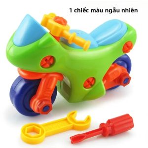 Đồ Chơi Xe Kỹ Thuật Tháo Lắp Giáo Dục 1 Món Màu Ngẫu Nhiên Có Xe Lửa & Ô Tô Dành Cho Trẻ Em 4-12 Tuổi Mô Hình Nhựa Đúc