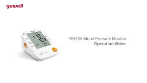 Yuwell YE670A Digital Wrist Blood Pressure Monitor BP Machine for Home Use