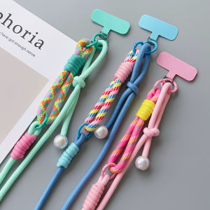 Simple Two-in-one Mobile Phone Lanyard Crossbody Strap DIY Wrist Short Rope Multi-Functional Adjustable Fancy Lanyard