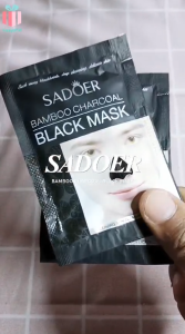 Masker Komedo Bamboo Charcoal Black Head Remover Sachet - EM015