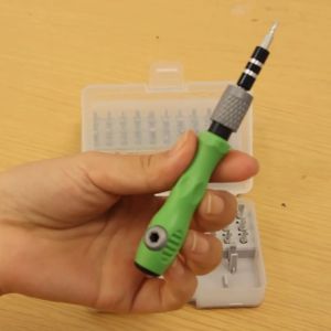 Mini Screwdriver Set 32 in 1 Precision Screwdriver Kit Magnetic Hand Screwdriver Bits Multi-size Interchangeable Screwdriver Screw Head Repair Tools Set Professional Screw Driver Tools Kit