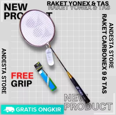 2 RAKET CARBONEX 9 BULU TANGKIS ANAK- RAKET BADMINTON ANAK-RAKET PEMULA RAKET OLAHRAGA BADMINTON ANAK BULUTANGKIS