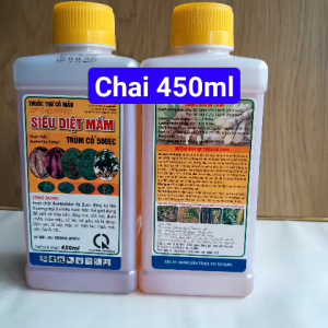 Thuốc đặc trừ cỏ Siêu Diệt Mầm chai 450ml Đặc trừ cỏ mầm trên cạn