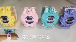 Kids Transformer Robot Toy Digital Watch (With Box) – Fun 2-in-1 Toy | Birthday Party Goodies | Gift Happiness