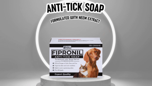Prolific Tails Fipronil Anti-tick Soap formulated with Neem Extract 135grams for Cats & Dogs