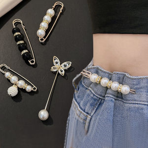 Ghim cài eo quần Gmsol bằng ngọc trai có khóa cố định phụ kiện thời trang cho nữ