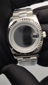 36mm Miyota8285 case watch case stainless steel men automatic watch sapphire glass suitable for 8285 movement watch accessories