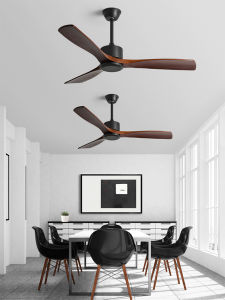 MENGHUANG | Large Wind Power Commercial Silent Inverter Nordic Retro Ceiling Fan 60 inch