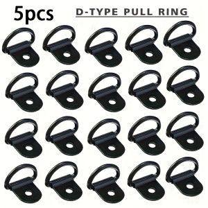 5/15Pcs Stainless Steel D Rings Tie Down Anchors Rings Pull Hook Lashing Rings Load Fit for Car Boat Cargo Trailer Vehicles