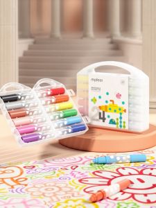 Bút Lông Màu Nước Round-tip Washable Marker Bút Chấm Màu Đồ Dùng Học Tập Cho Bé - Mideer