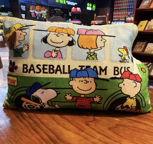 Cute Cartoon Snoopy Duplex Printing Stuffed Pillow Cushion Home Bedroom Sofa Student Dormitory Big Cushion