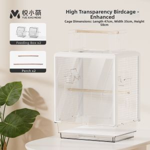 YUEXIAOMENG | Luxury Large Parrot Cage for Budgies Cockatiels Sun Conures and Other Parrots