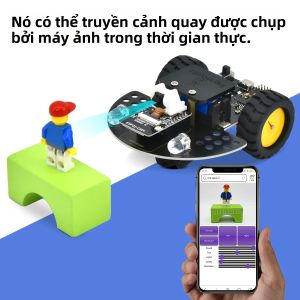 Xe Robot Thông Minh Keyestudio ESP32-CAM Có Camera Hỗ Trợ Lập Trình Arduino Bộ Kit Robot ESP32 Lắp Ráp Điện Tử Tự Làm