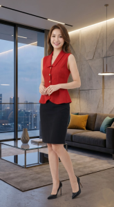 Stella Fashion Women’s Knitted Sleeveless Polo Cardigan – Elegant Slim Fit Top
