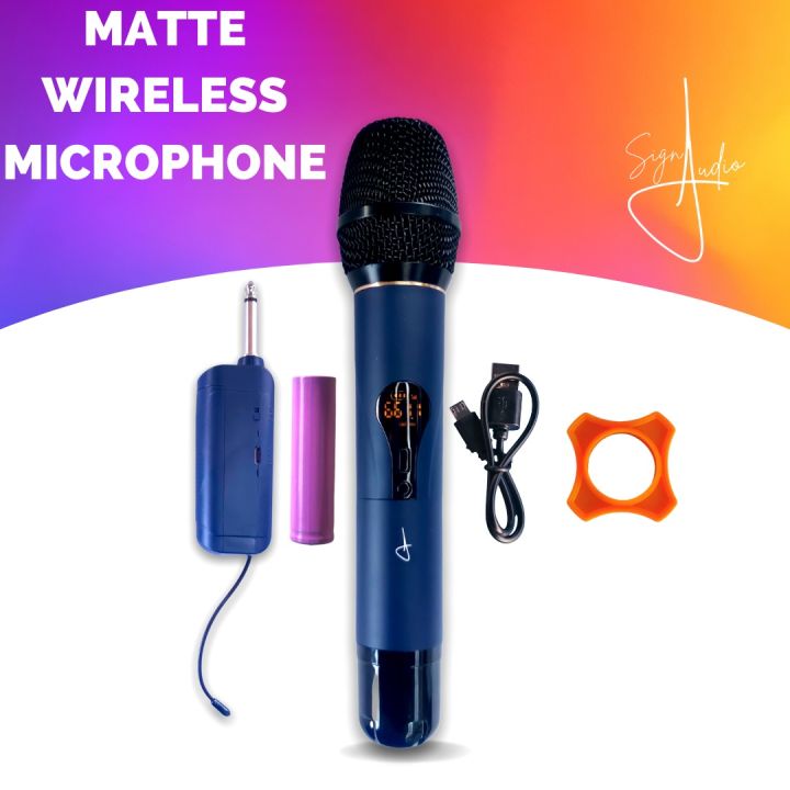 SIGNA Matte Wireless Microphone Lazada PH