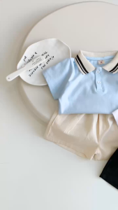 Quần kaki quần short đùi túi hộ phối túi cho bé trai size 1 đến 6 tuổi BERNIE TH-H1224B36