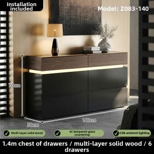 Elegant Bedside Extendable Storage Dresser