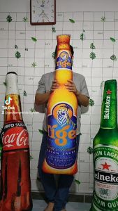 GỐI ÔM CHAI BIA NHIỀU LOẠI GỐI ÔM NGỦ IN 3D CHAI BIA CHO BÉ MẪU GIÁO MẪU MỚI ẢNH THẬT