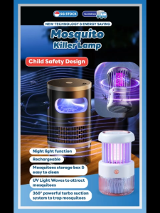 [SG STOCK] Electric Mosquito Killer Lamp Mosquito Catcher Lamp Indoor Outdoor Mosquito Lamp Portable Mosquito Repellent