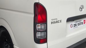 SURE FIT HIACE Old Face Tail lamp cover Commuter MATTE BLACK