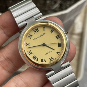 Đồng hồ nữ Charles.Vogelee cổ điển chạy pin hàng si