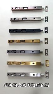 Grendel Pintu Tanam 6 Inch Flush Bolt Slot Pintu Flush Bolt Dekkson