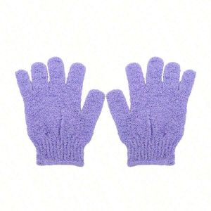 2pcs/6pcs/12pcs Reversible Exfoliating Shower Gloves Body Scrub Gloves Cleansing Tools Bath Towel Bath Products Back Scrub