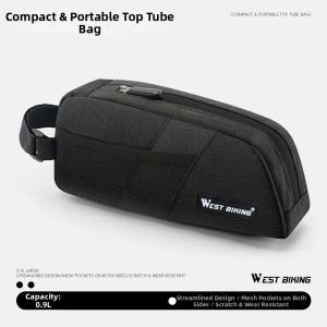 West Biking | Bike Top Tube Bag Front Frame Bag For Mountain Road Bikes