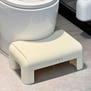 Thickened Plastic Toilet Footstool Stool Bathroom Toilet Seat Pad Stool Adult Solid Female Household Storage Stool