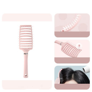 ยืดหยุ่นแปรงนวดผม Hollow OUT Detangling หวีนวดหวีผมจัดแต่งทรงผม Detangler Fast Blow Drying Detangling เครื่องมือ
