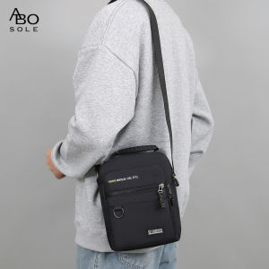 ABOSOLE กระเป๋าสะพายข้างผู้ชายกระเป๋าลำลองน้ำหนักเบากระเป๋าโทรศัพท์กระเป๋าธุรกิจกระเป๋าหิ้วกันน้ำแฟชั่นกระเป๋าสะพายไหล่กระเป๋าสะพายพาดลำตัวความจุขนาดใหญ่กระเป๋าลำลองกระเป๋าถนนเล่นกีฬา