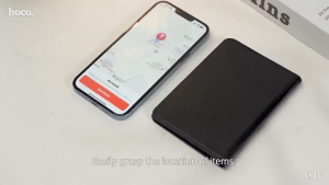 HOCO E91G ที่ใส่พาสปอร์ต ติดตามการสูญหาย (รุ่นชาร์จไร้สาย) Tiger Smart Anti-Lost Passport Cover (Wireless Charging Model)
